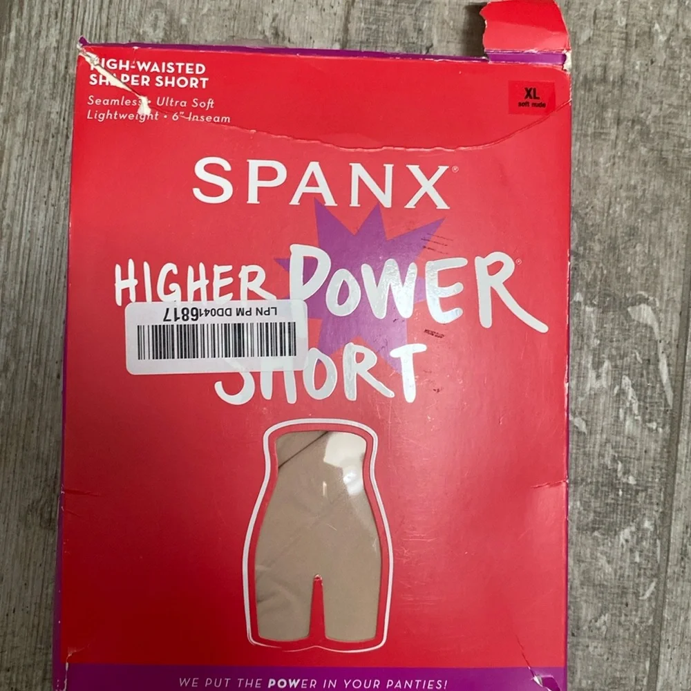 New Spanx higher waisted shaper shorts red size XL - Picture 1 of 9
